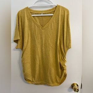 Mustard yellow Short Sleeve XL Shirt from Amazon